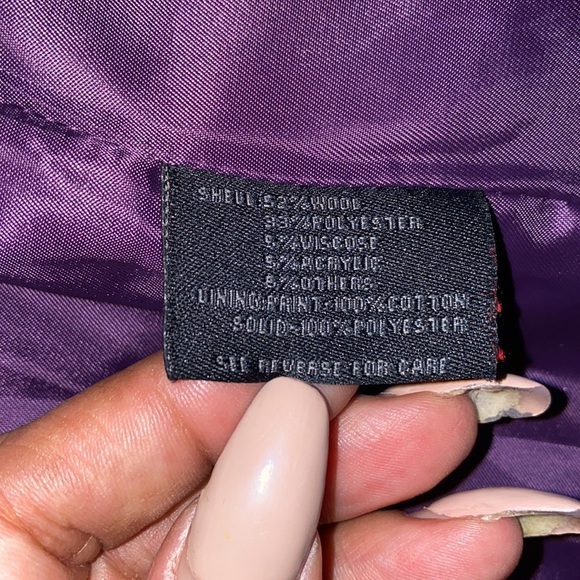 Steve Madden medium Coat, with beautiful 3 layer ruffle at bottom back - Picture 8 of 9